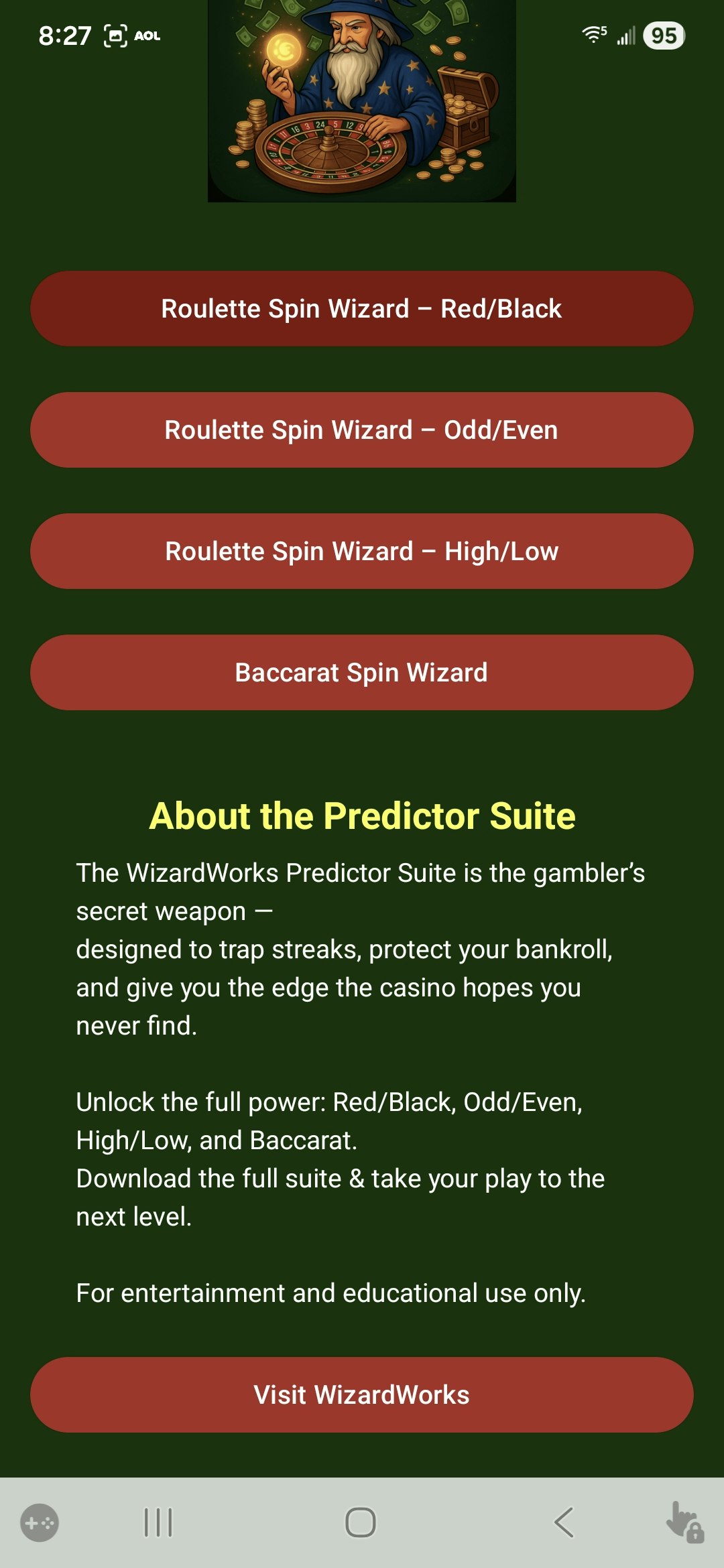 Baccarat Predictor Wizard  gallery image