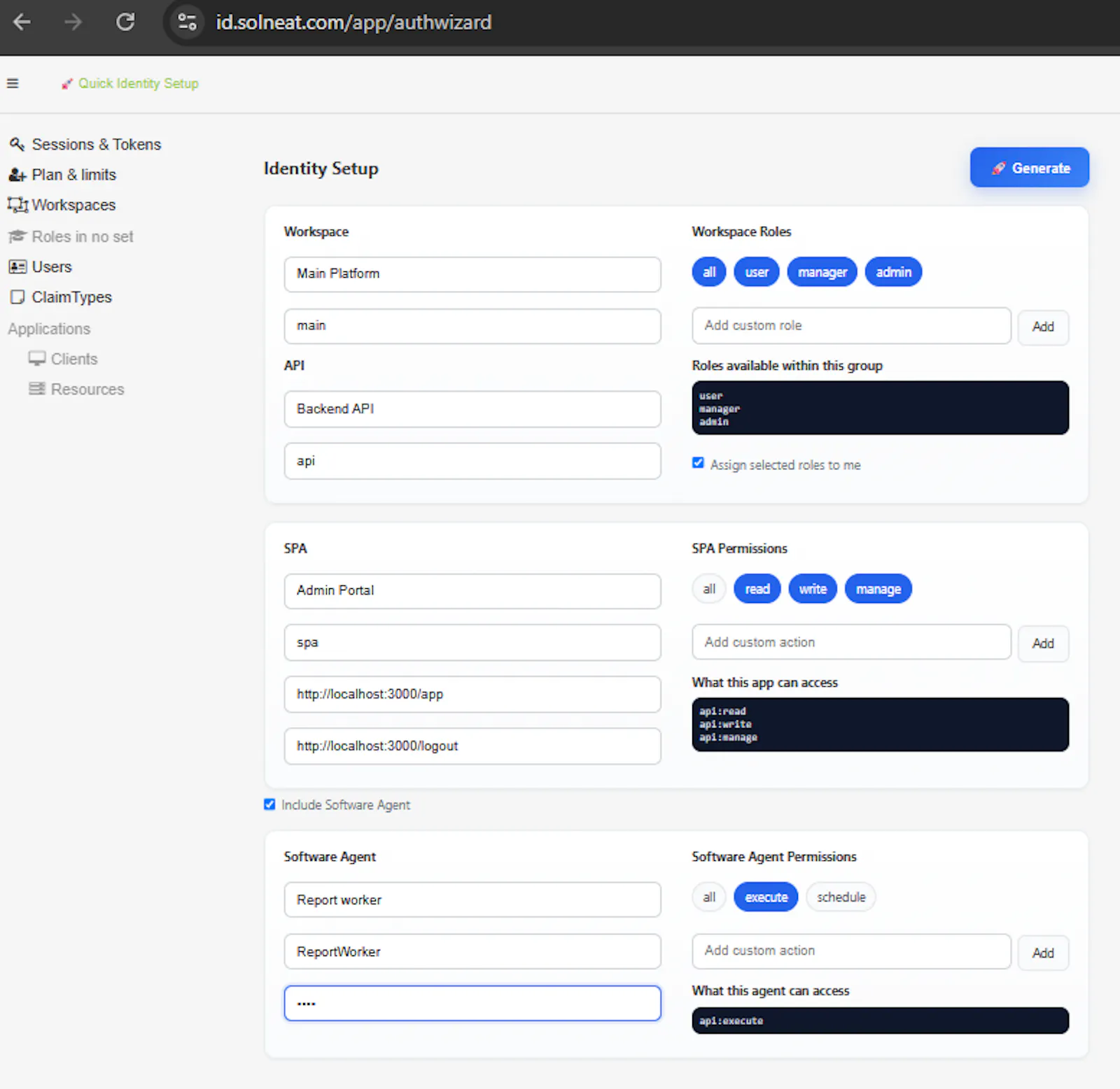 SolNeat Identity screenshot 1