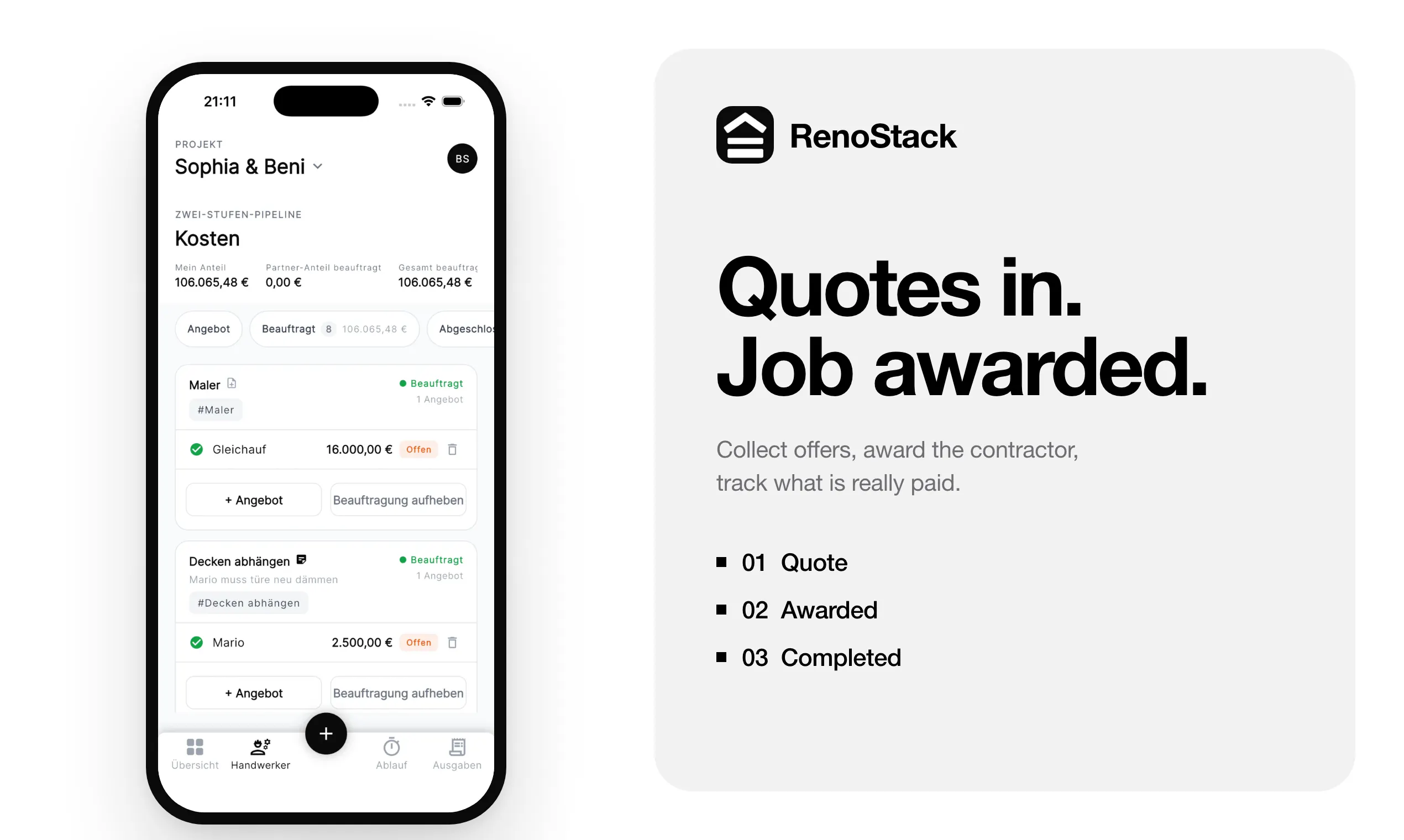 RenoStack for iOS screenshot
