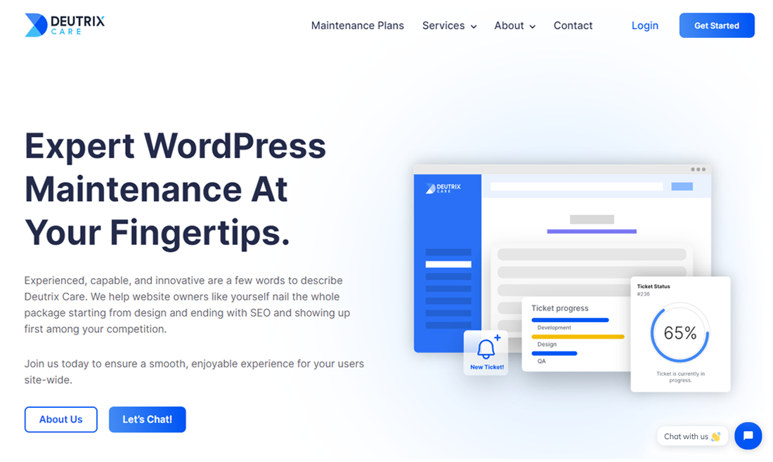 deutrix - 손가락 끝에서 전문가 WordPress 유지 보수 미디어 2