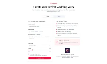 VowCraft: Unique Wedding Vow Inspiration gallery image