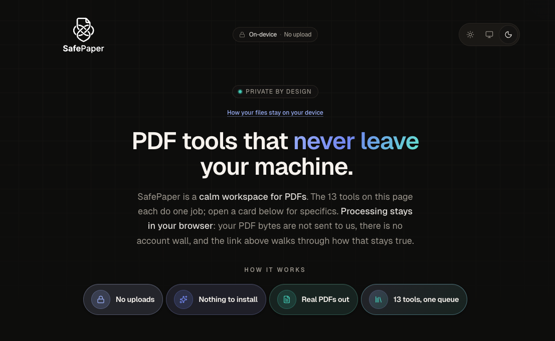 SafePaper gallery image