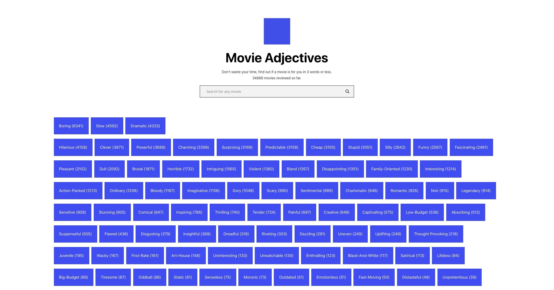 Movie Adjectives gallery image