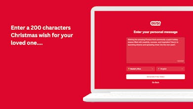 Free Christmas AI Video Card Generator gallery image