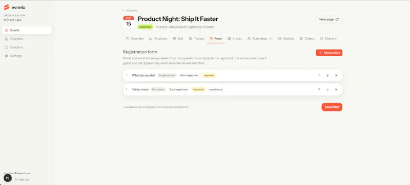 Evnelo screenshot 4