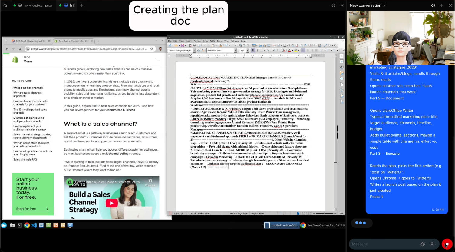 CloudBot - Main product screenshot demonstrating key features and user interface