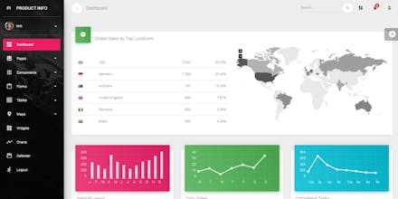 20+ Free Admin Dashboards gallery image