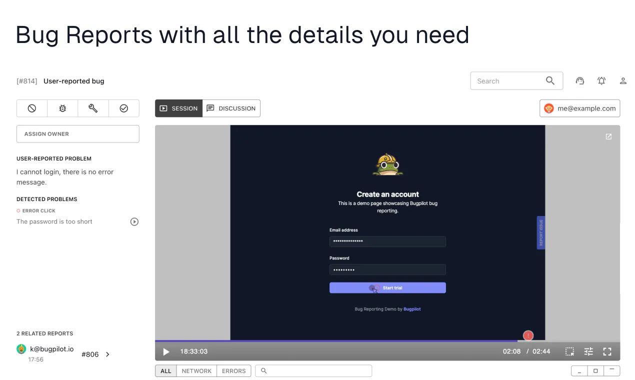 Free Bug Reporting Widget gallery image