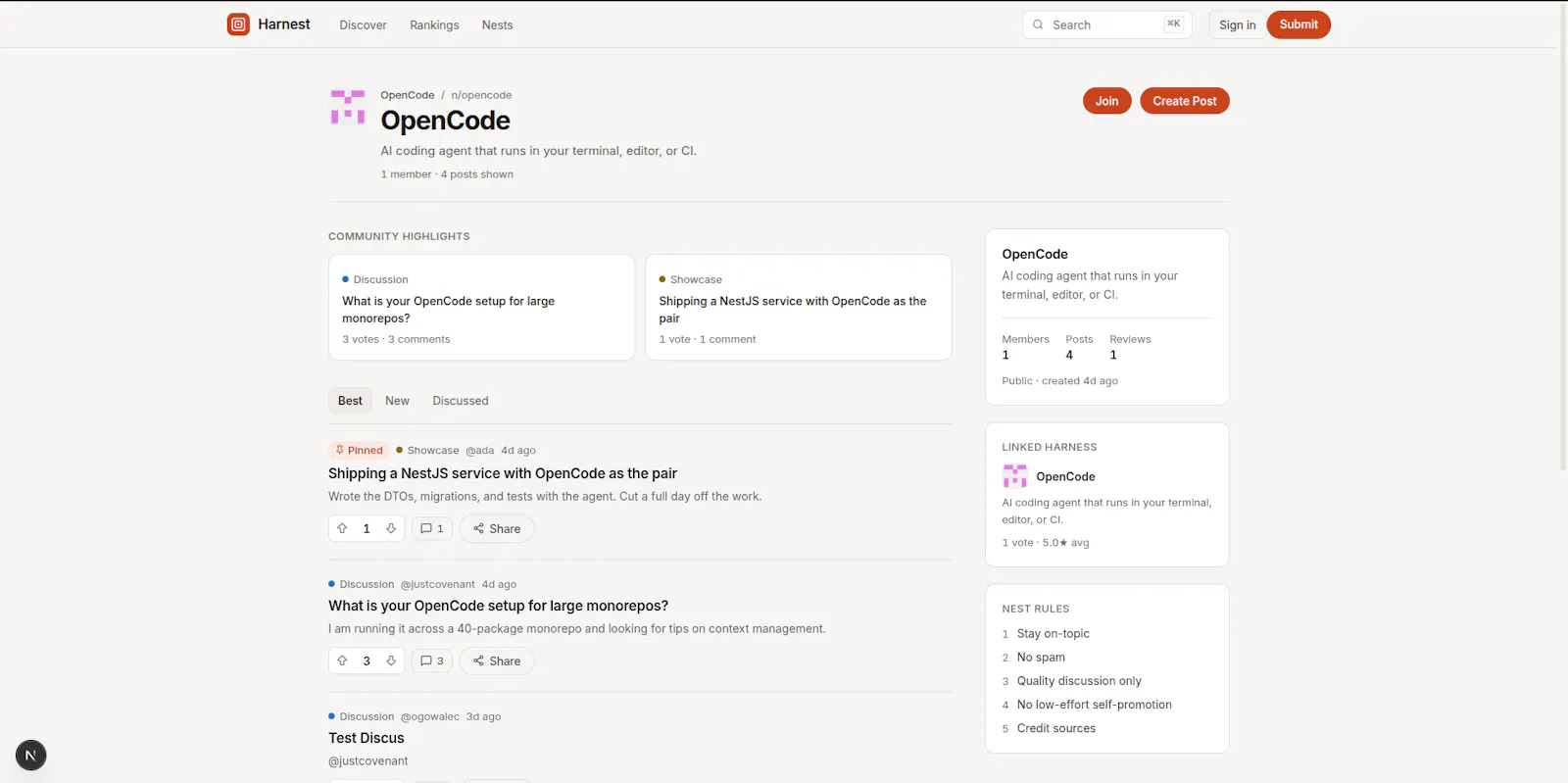 Harnest screenshot 5