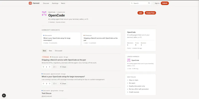 Harnest screenshot 5