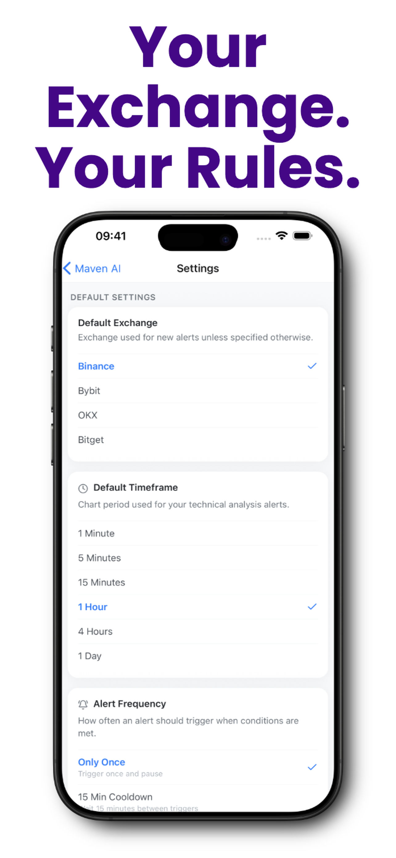 Maven AI: Crypto Alerts gallery image