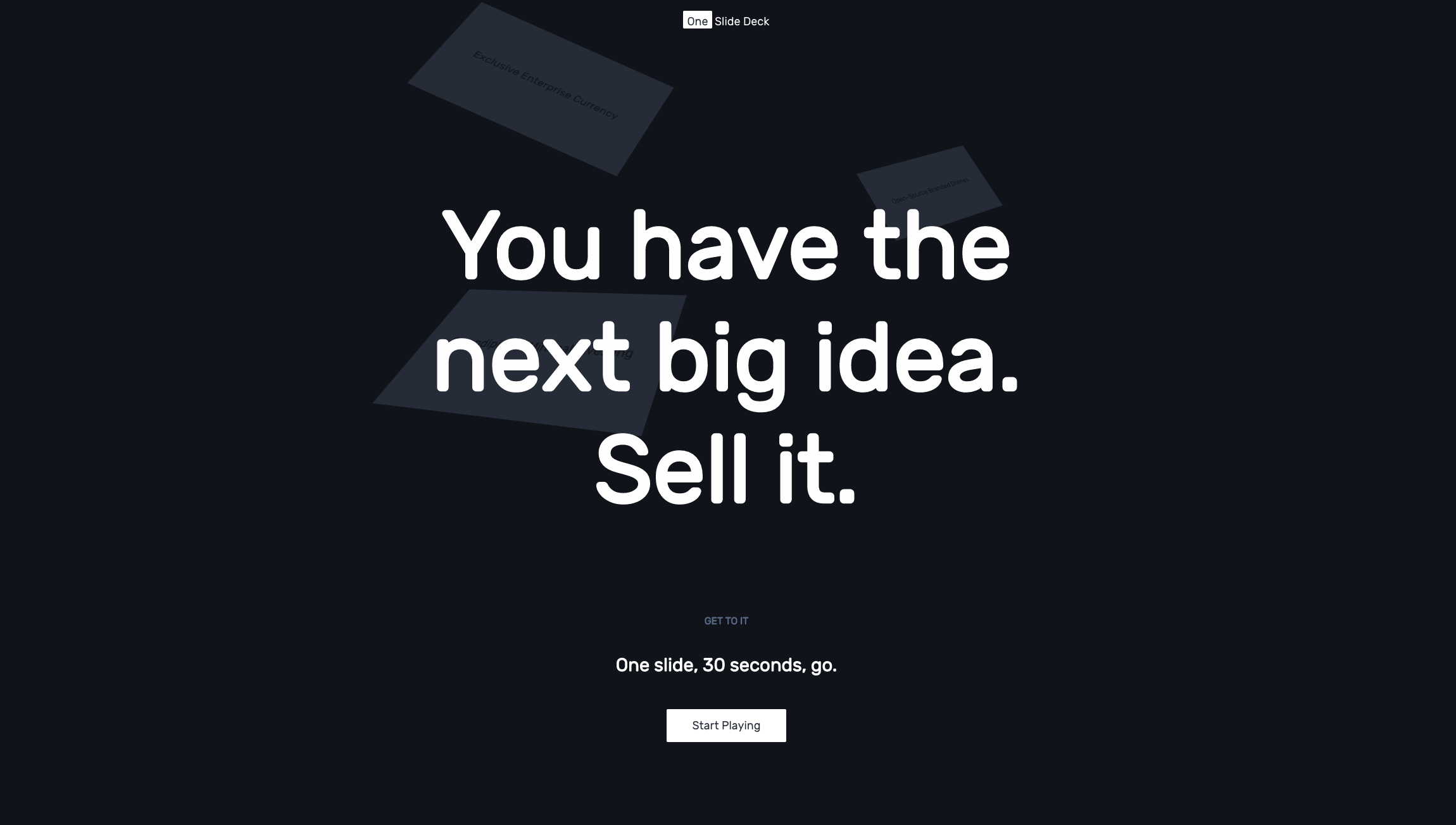 One Slide Deck gallery image