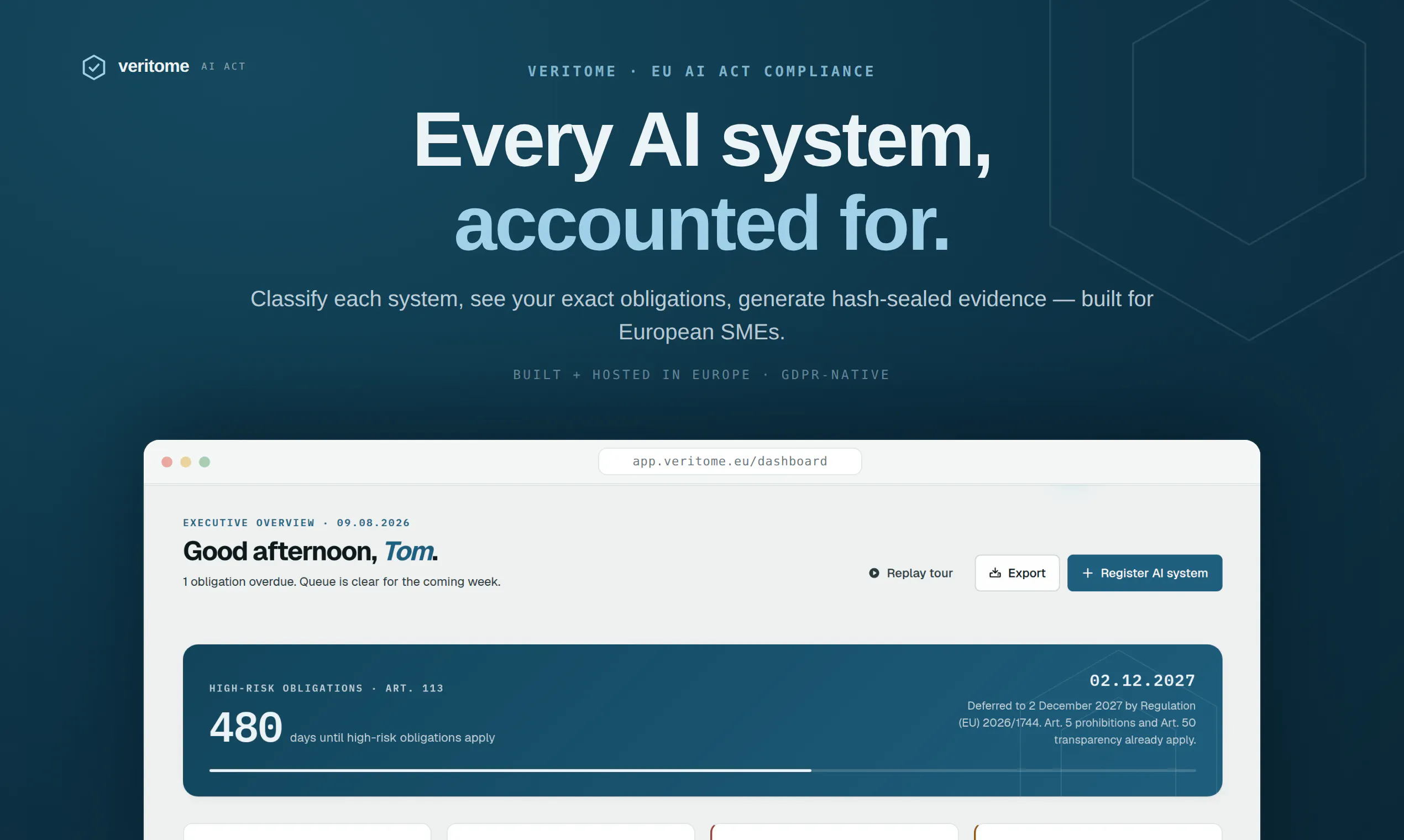 Veritome | AI Act gallery image