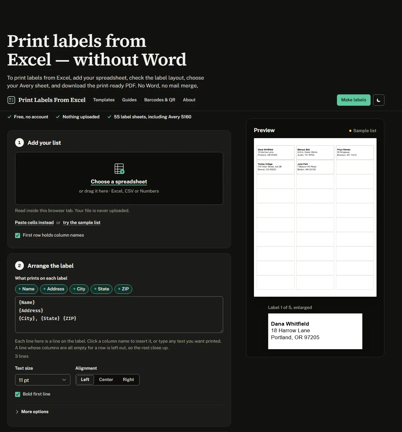 Print Labels From Excel gallery image