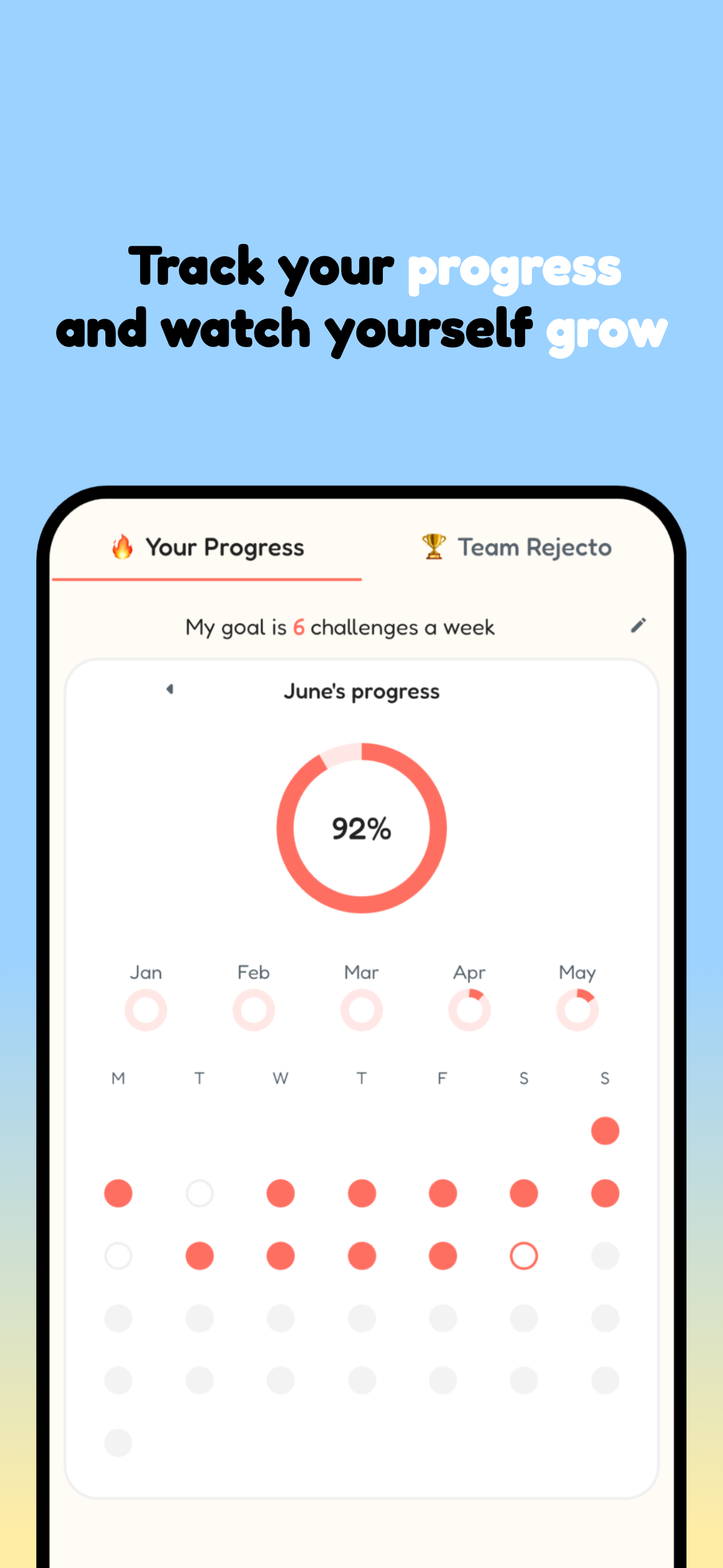 Worden afgewezen - App om je angst voor afwijzing op een gamified manier te verpletteren media 6