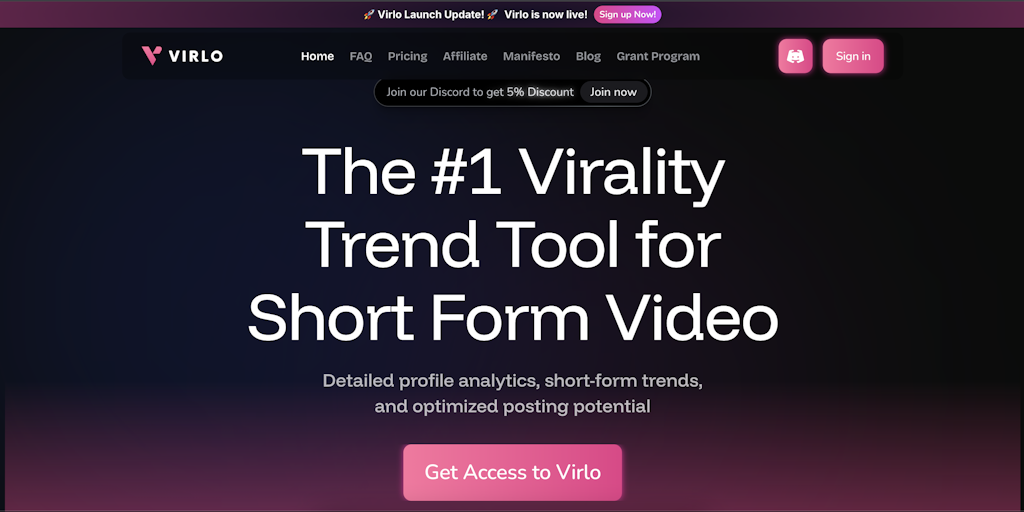 Virlo - Your Trend Spotting Companion