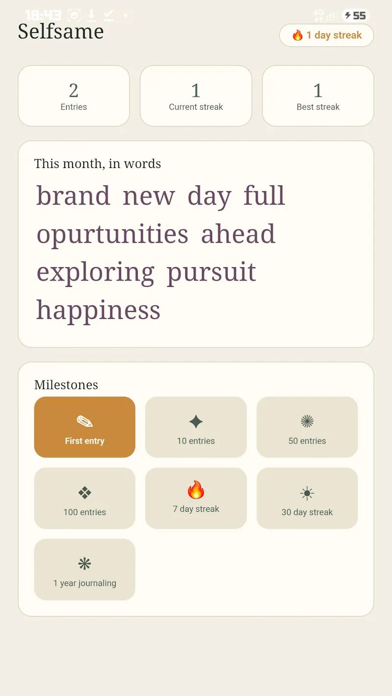 Selfsame screenshot 2