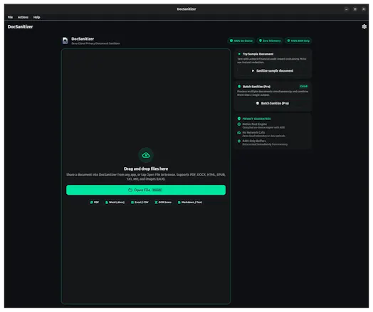 DocSanitizer gallery image