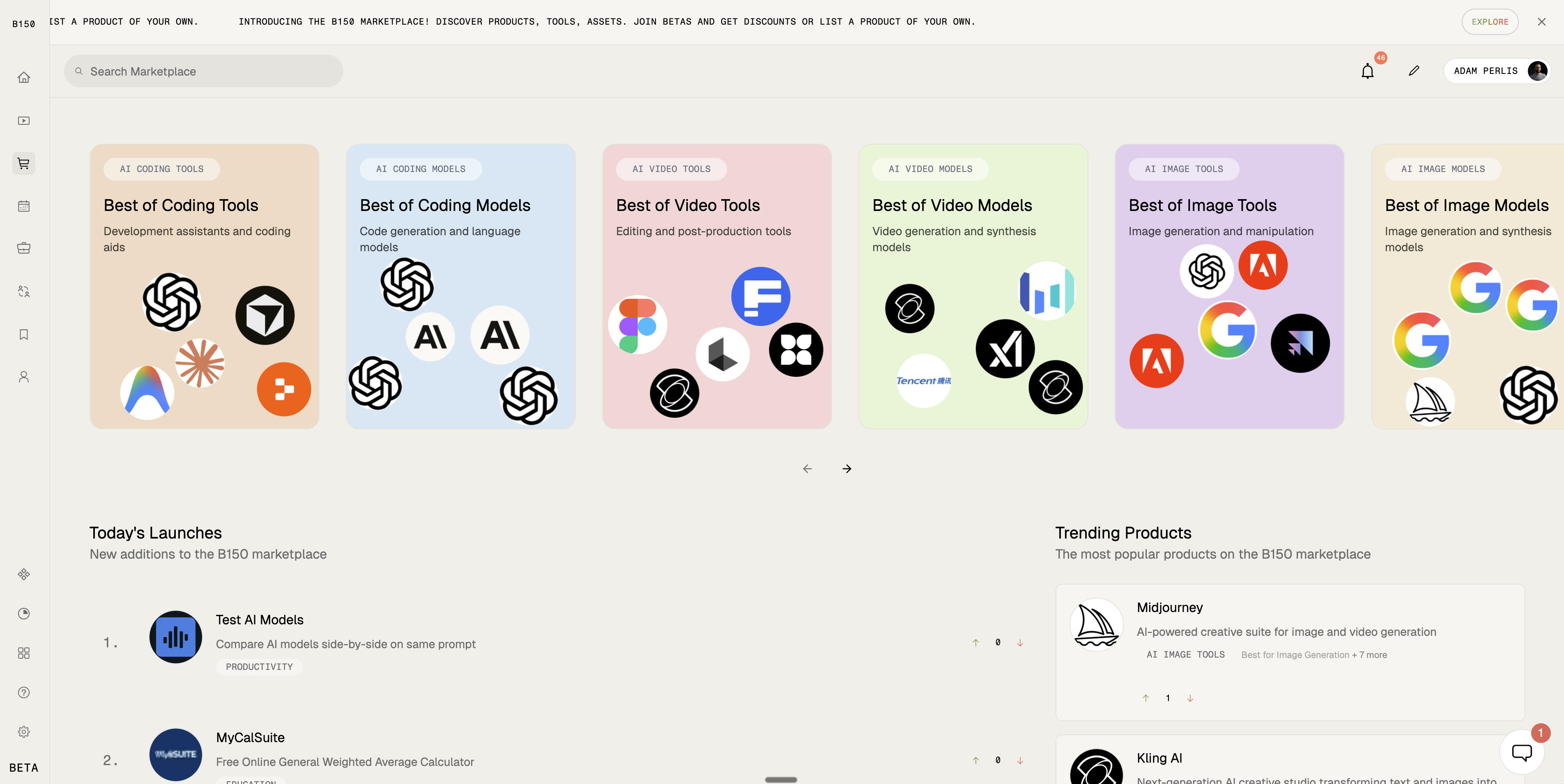 B150 Marketplace gallery image