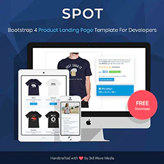 Spot - FREE Product Landing Page