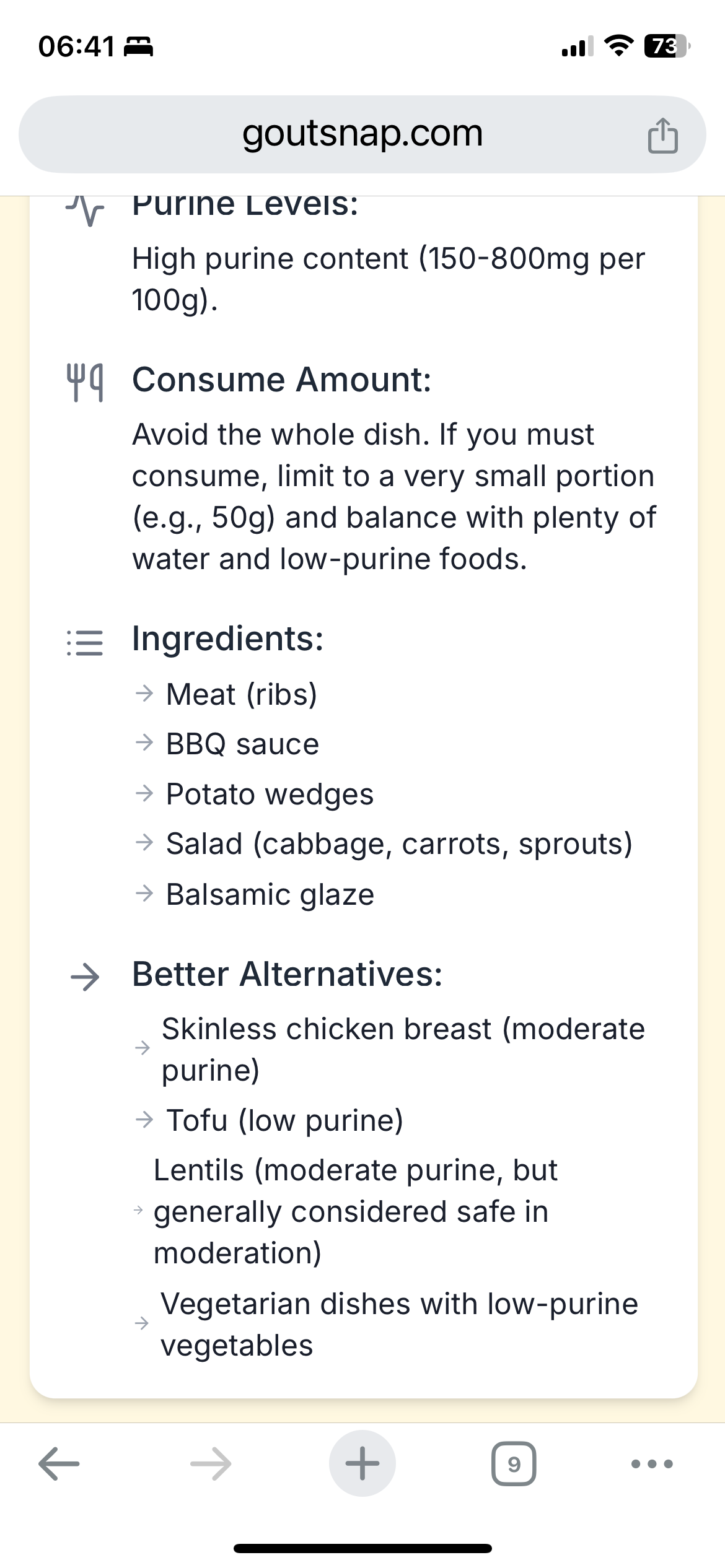 GoutSnap AI gallery image