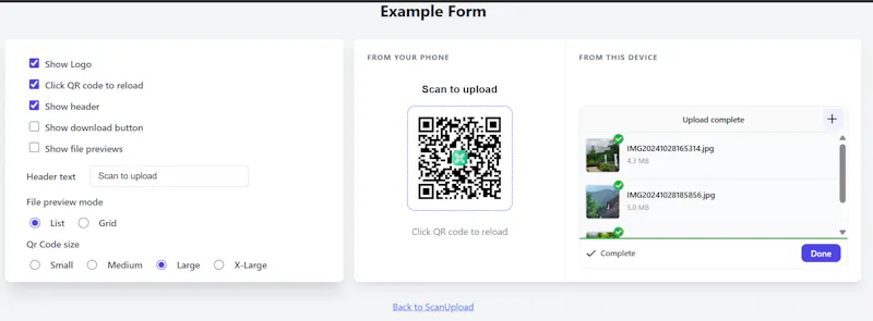 ScanUpload screenshot 3