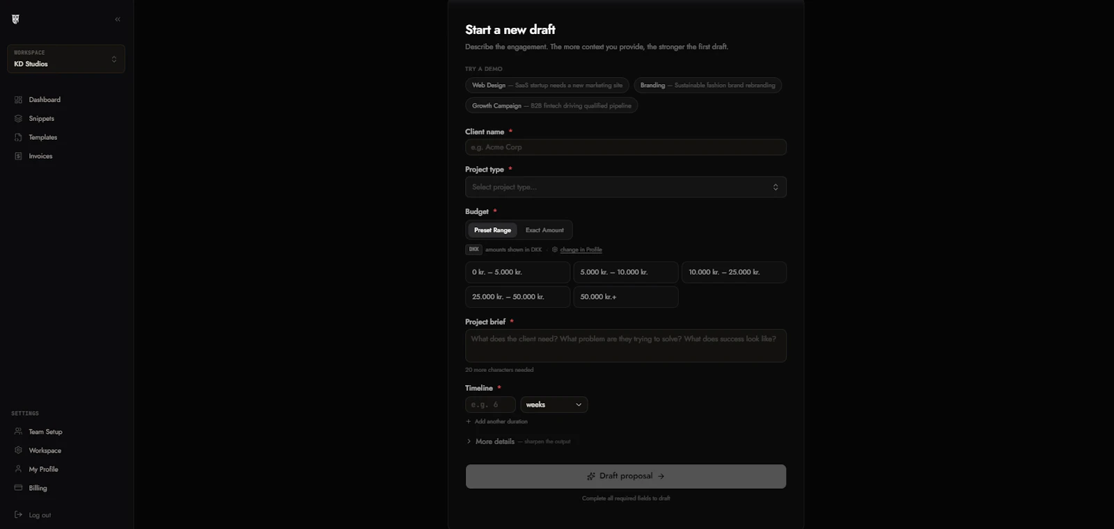 bidraft screenshot 4