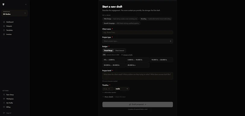 bidraft screenshot 4