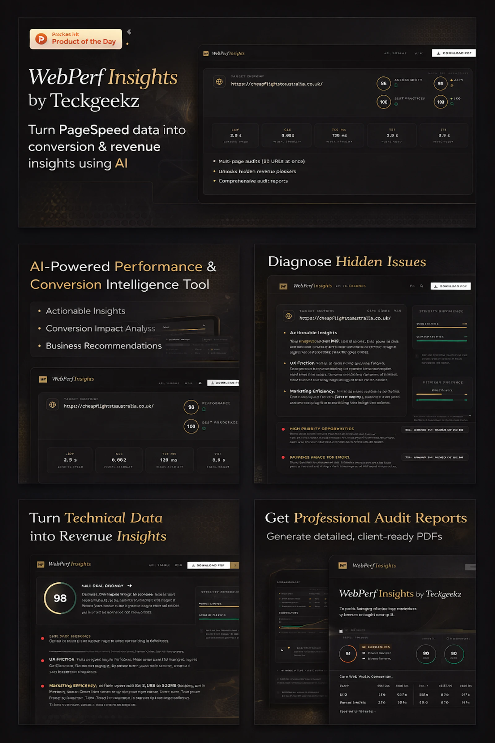 WebPerf Insights by Teckgeekz screenshot 2