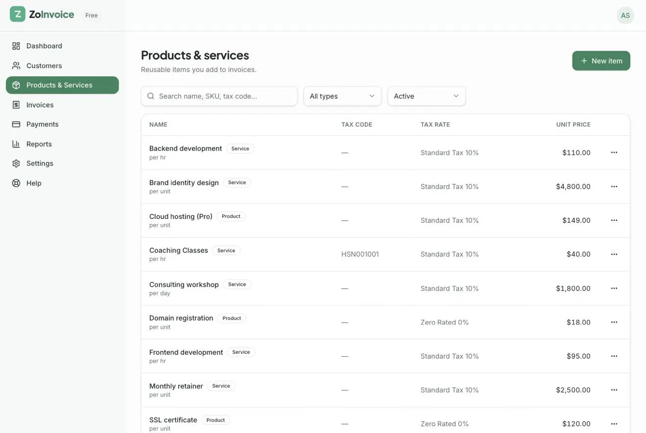 ZoInvoice gallery image