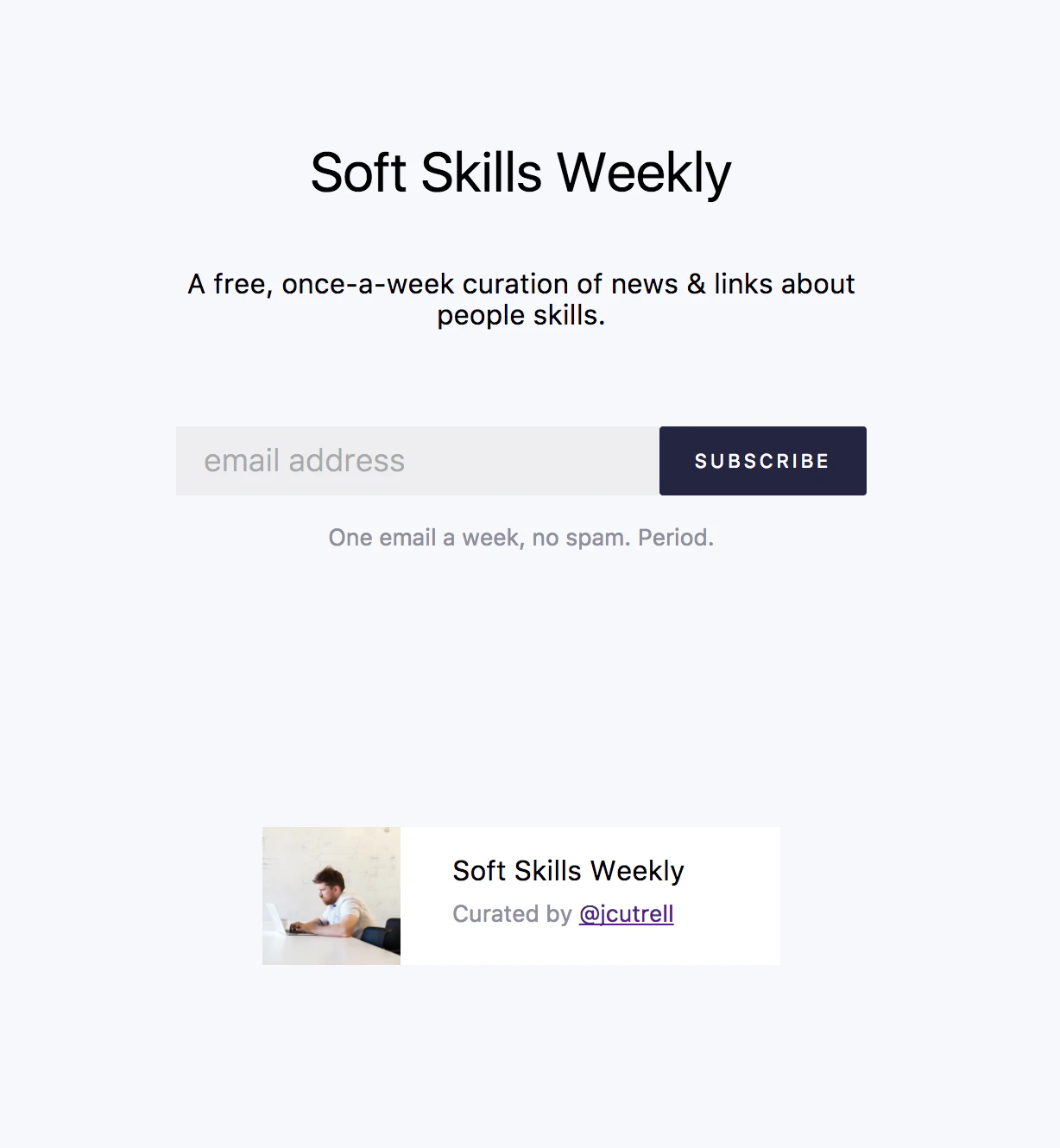 Soft Skills Weekly