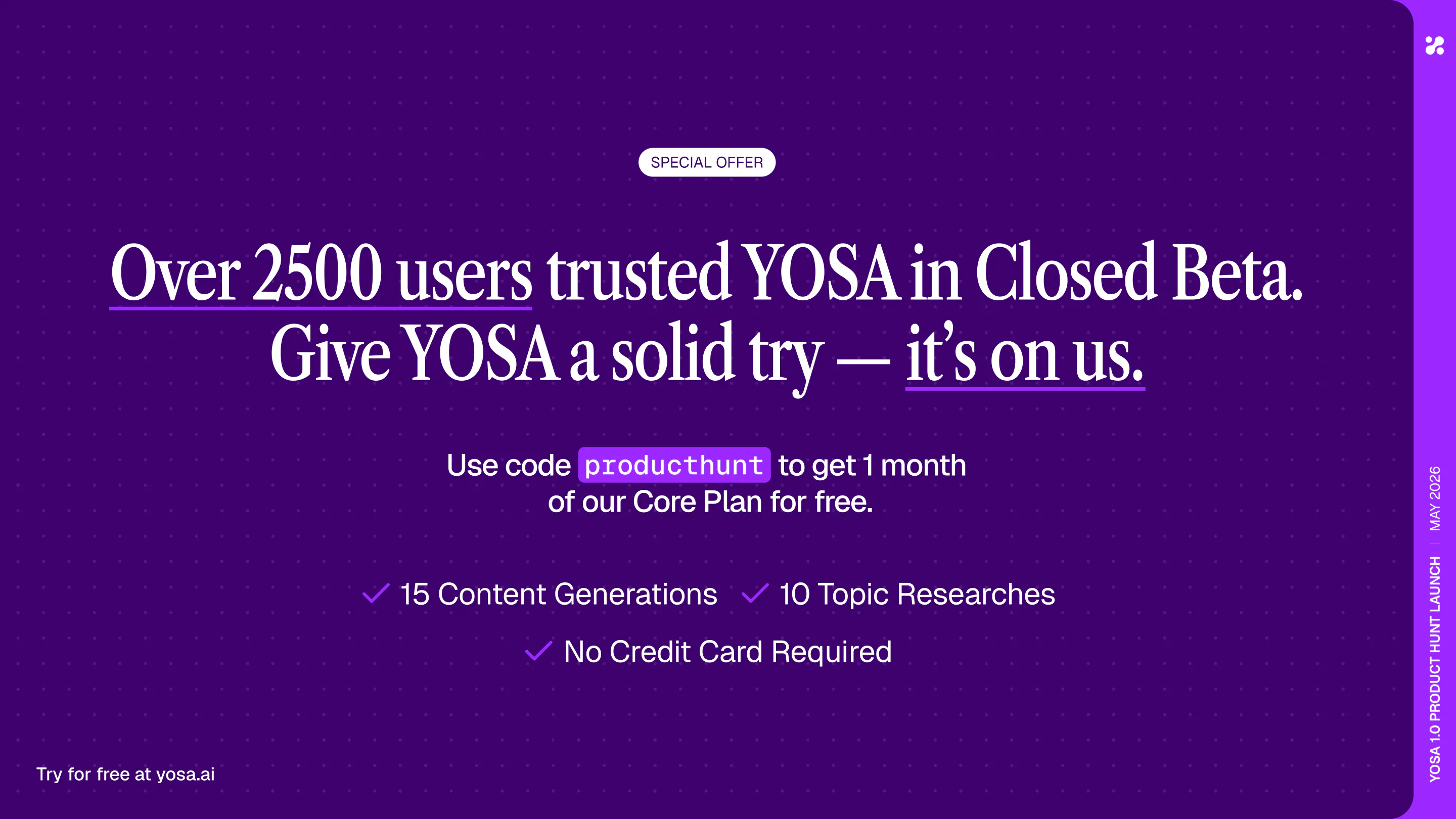YOSA gallery image