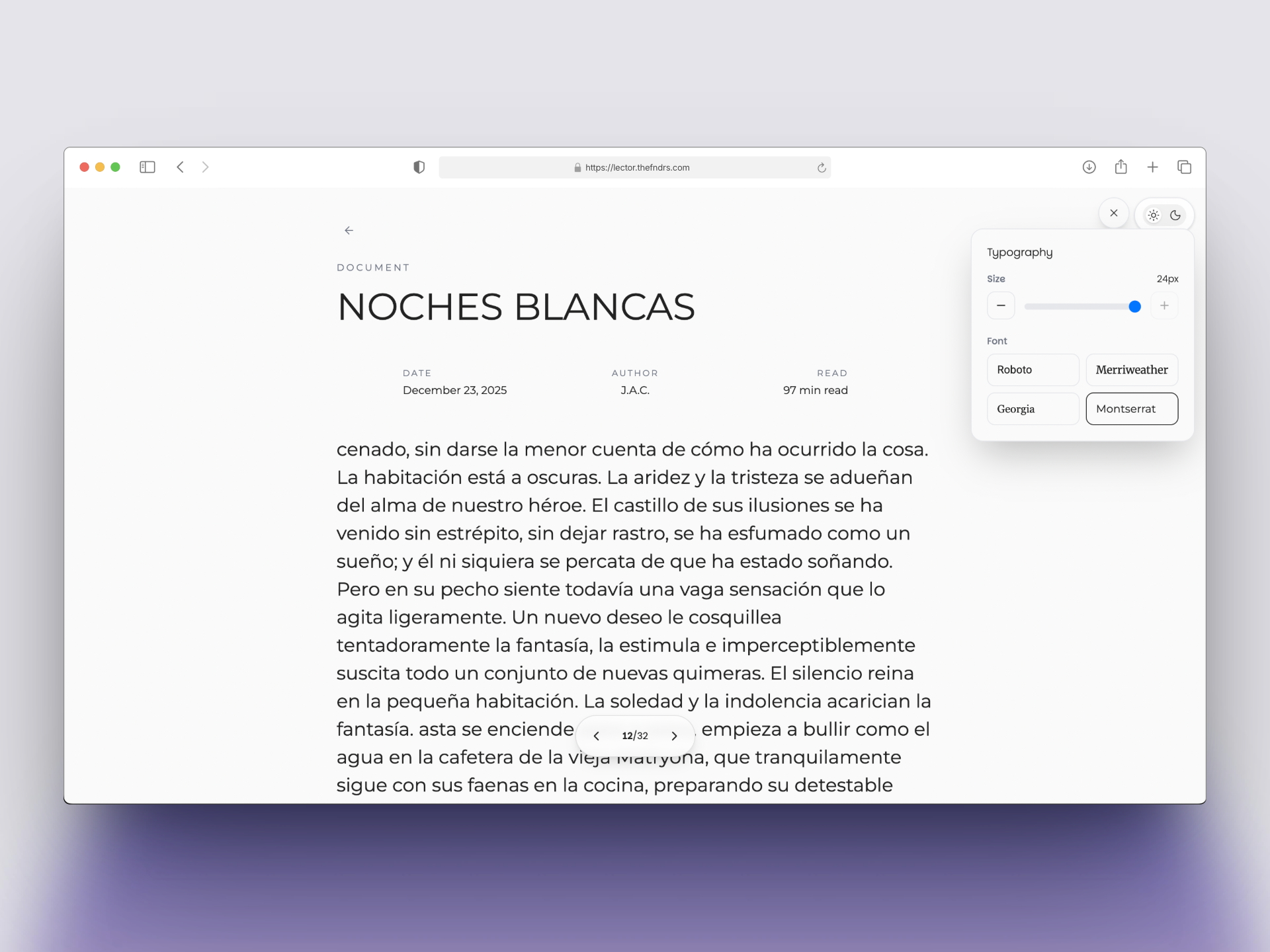 Lector - Screenshot 2 showing product features and functionality