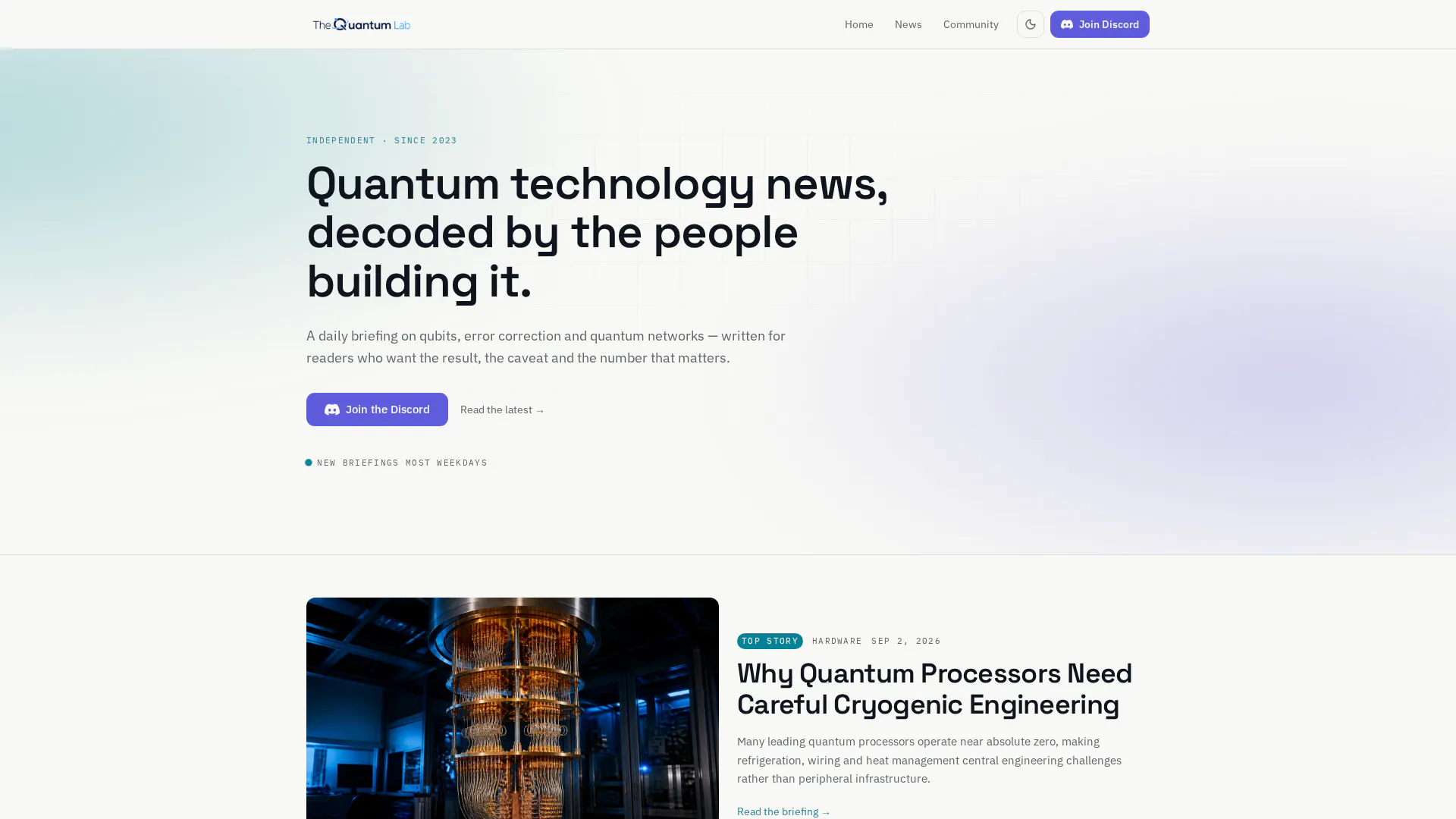 The Quantum Lab gallery image