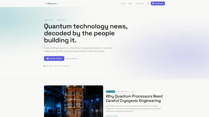 The Quantum Lab screenshot 1