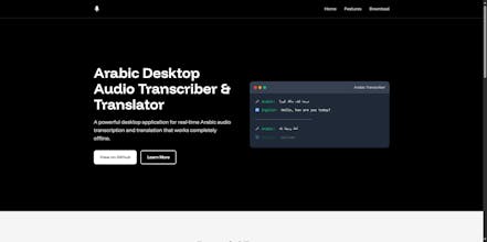 Arabic Desktop Audio Translator gallery image