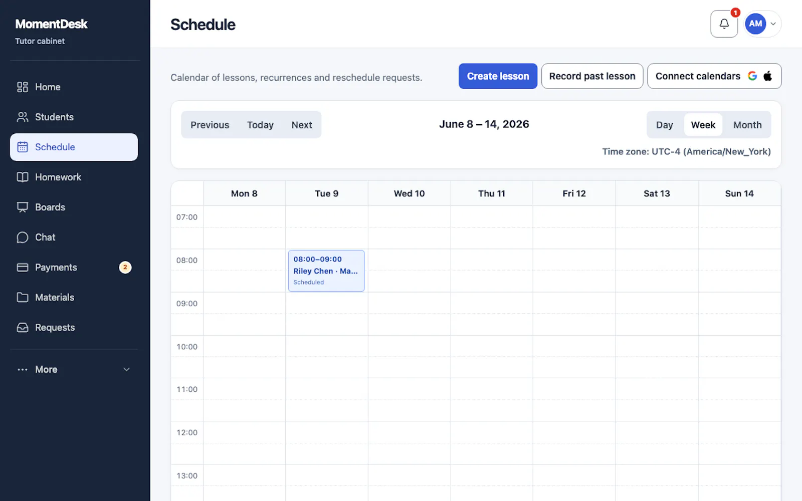 MomentDesk screenshot 1