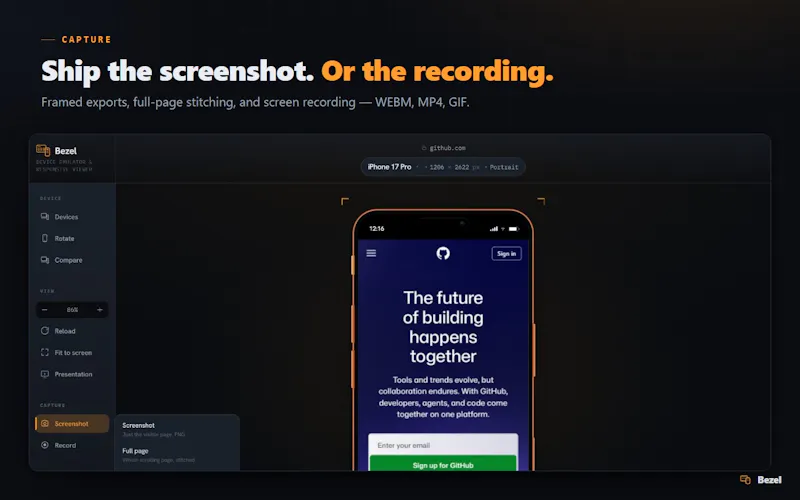 Bezel screenshot 5
