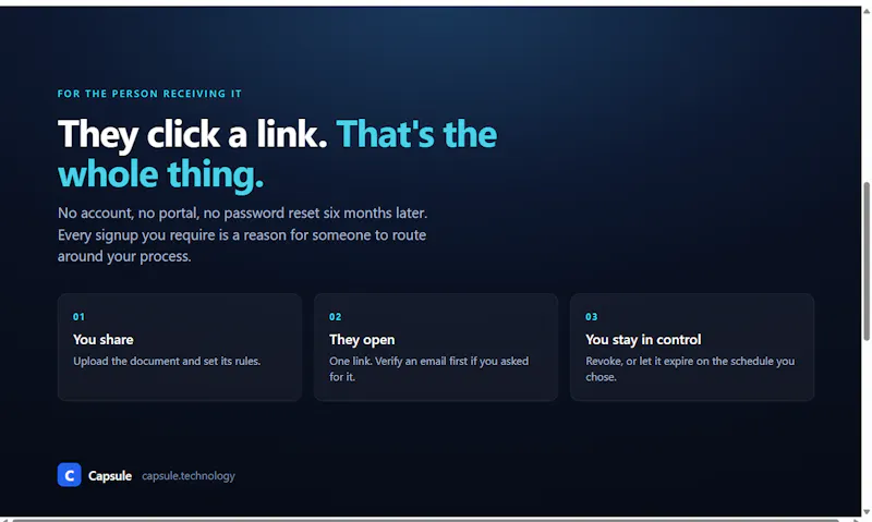 Capsule screenshot 2