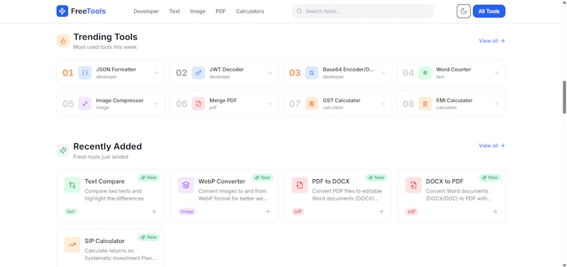 FreeTools screenshot 2