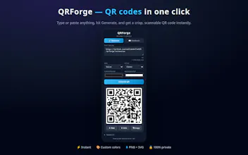 QRForge — QR Code Generator gallery image