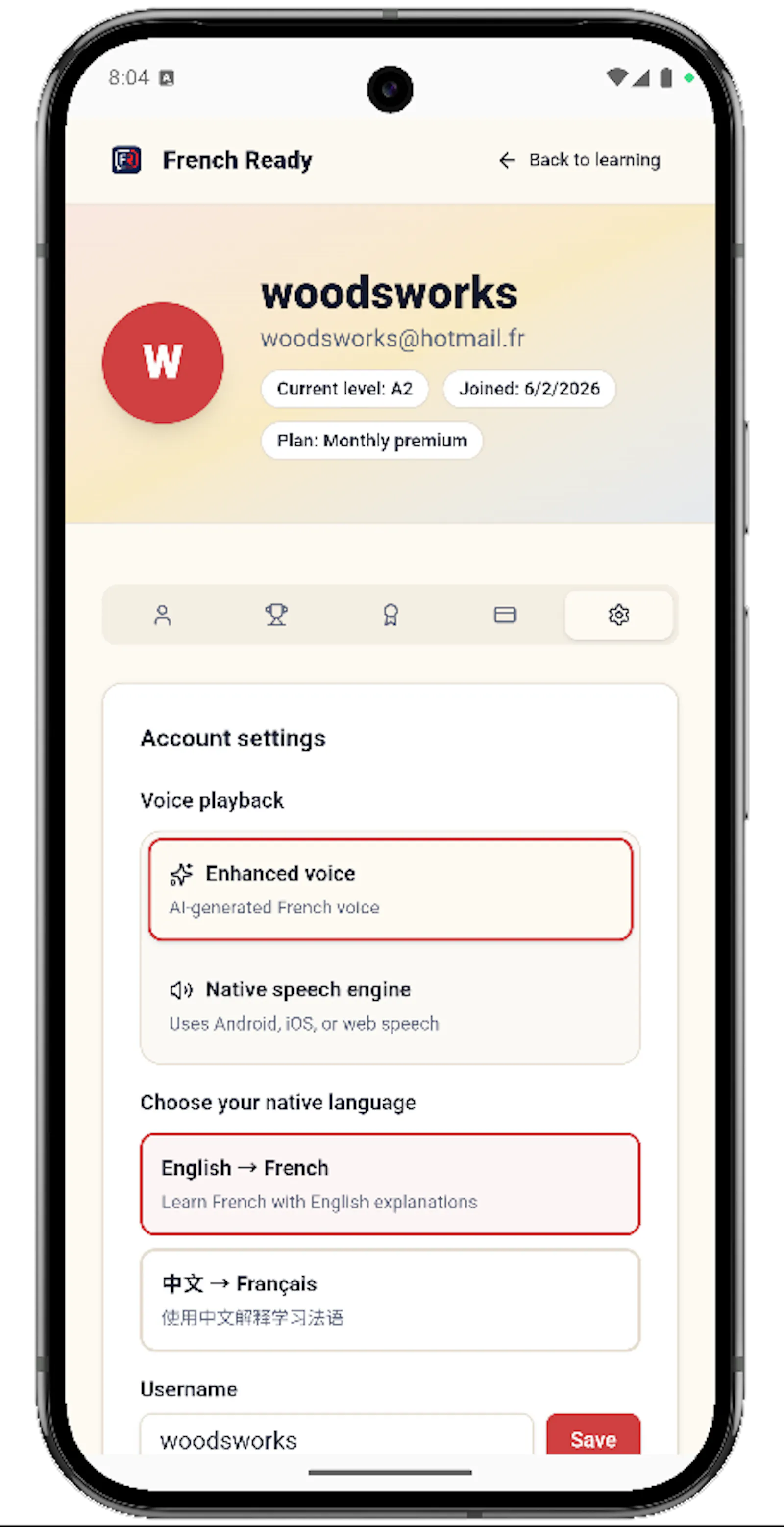 French Ready App screenshot 3