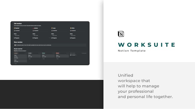 Worksuite Notion Template Gallery Image 1