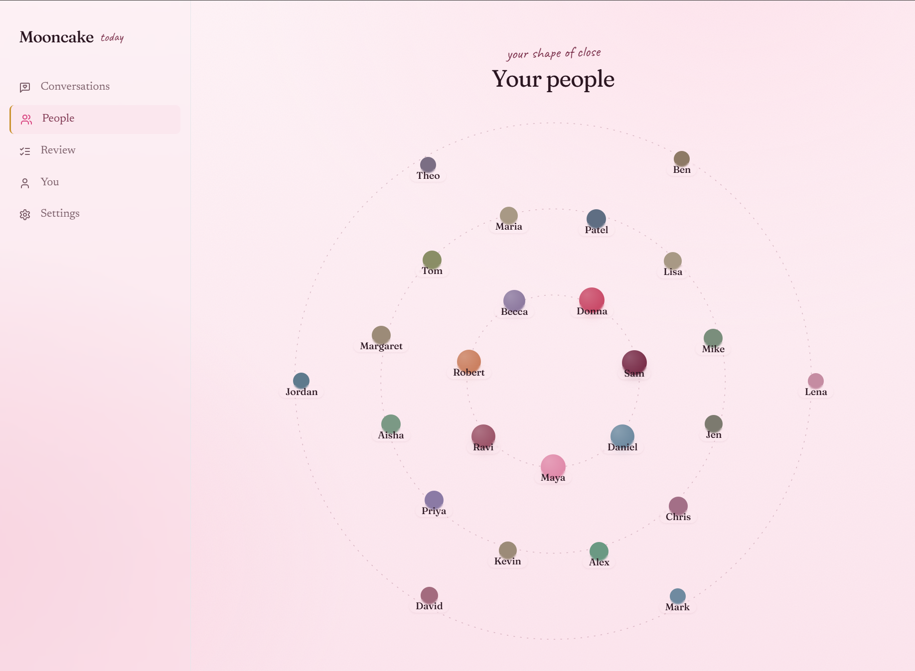 Mooncake · a chat that keeps the facts  gallery image