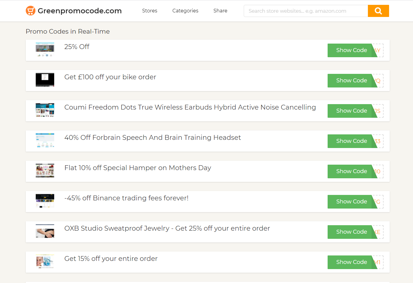 GreenPromoCode gallery image