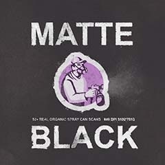 MATTE BLACK Spray can texture 50+ Png