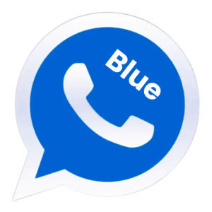 Blue WhatsApp logo