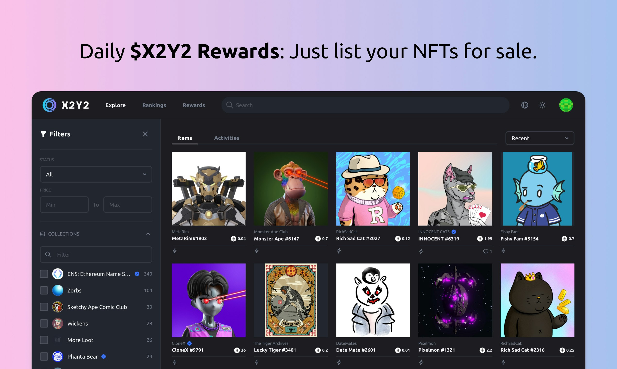 X2Y2 NFT Marketplace: Building the decentralized NFT marketplace we all  deserve | Product Hunt