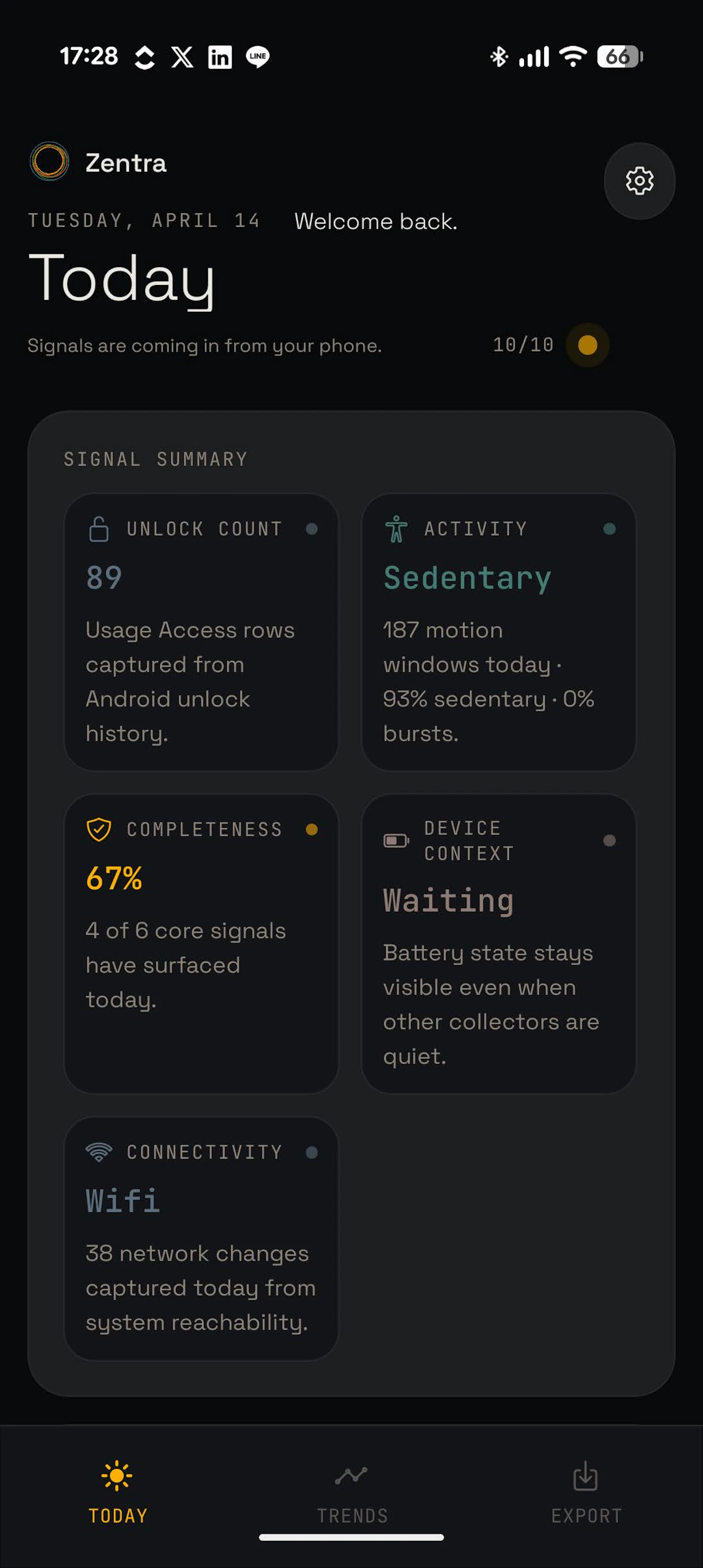 Zentra screenshot 4