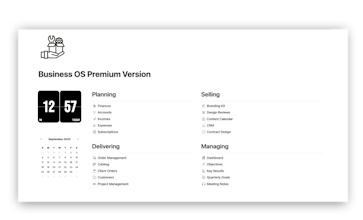 Business OS for Notion gallery image